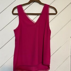 Chelsea28 Fuchsia V-Neck Camisole